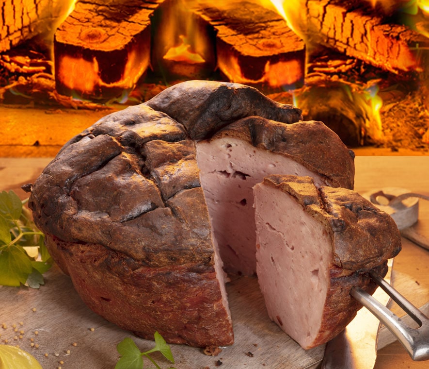 Fleischkäse Holzofen von Swiss Gourmet, Holzofenfleischkäse
